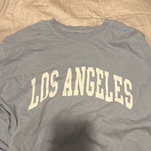 NWT Los Angeles Blue Cropped‎ Crewneck